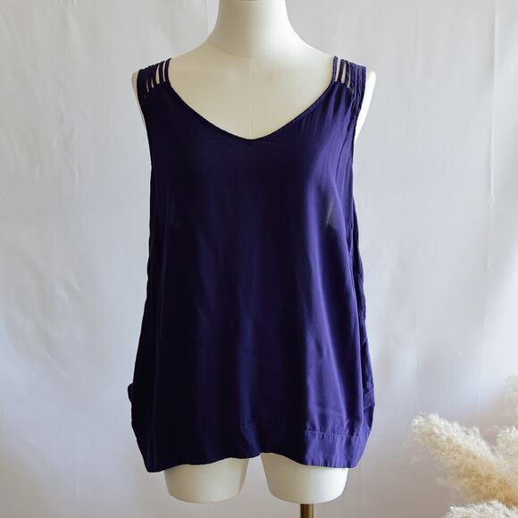 BCBGeneration Blue tank top size L - Picture 1 of 4